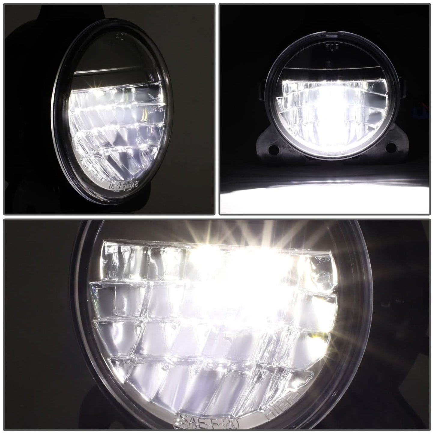18-20 Volvo VNR Full LED Chrome Fog Lights - Reflector
