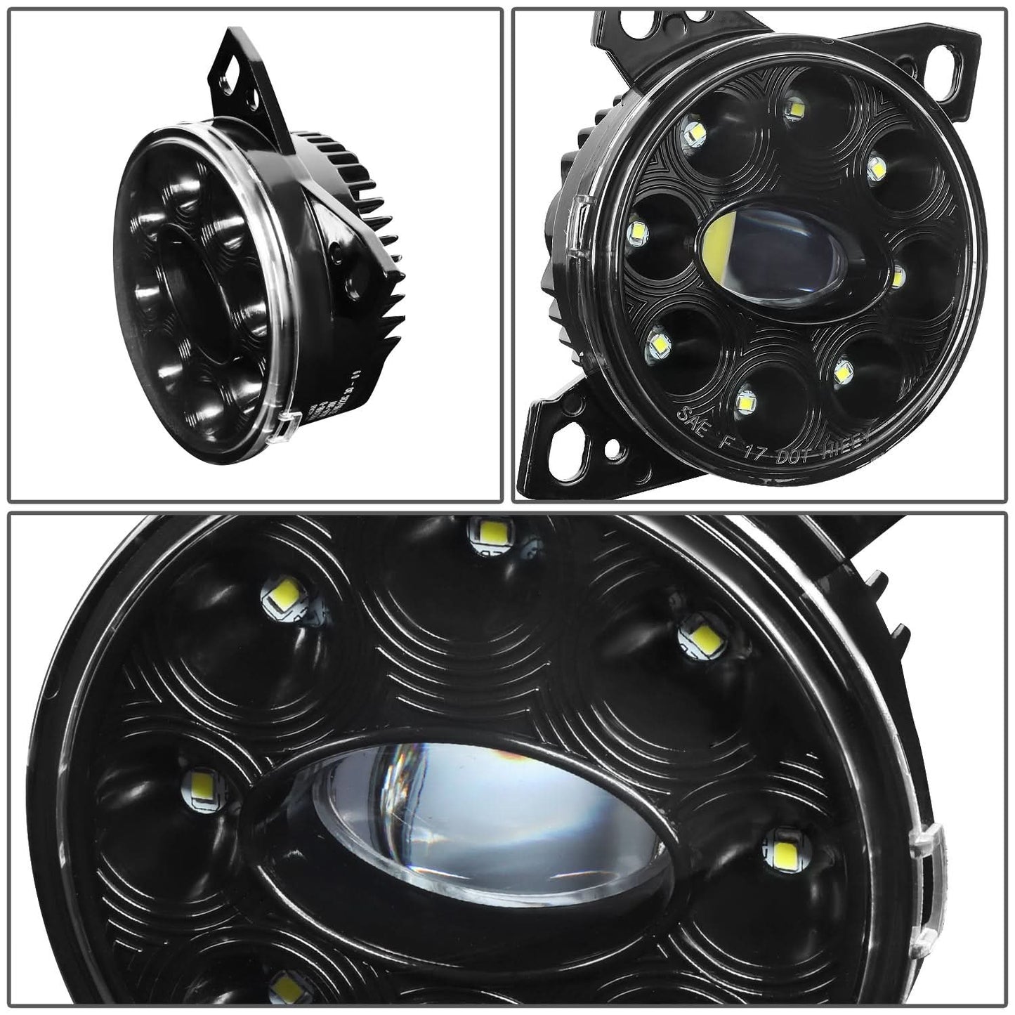 08-20 Kenworth T660/Peterbilt 579/587 Projector Full LED Fog Lights