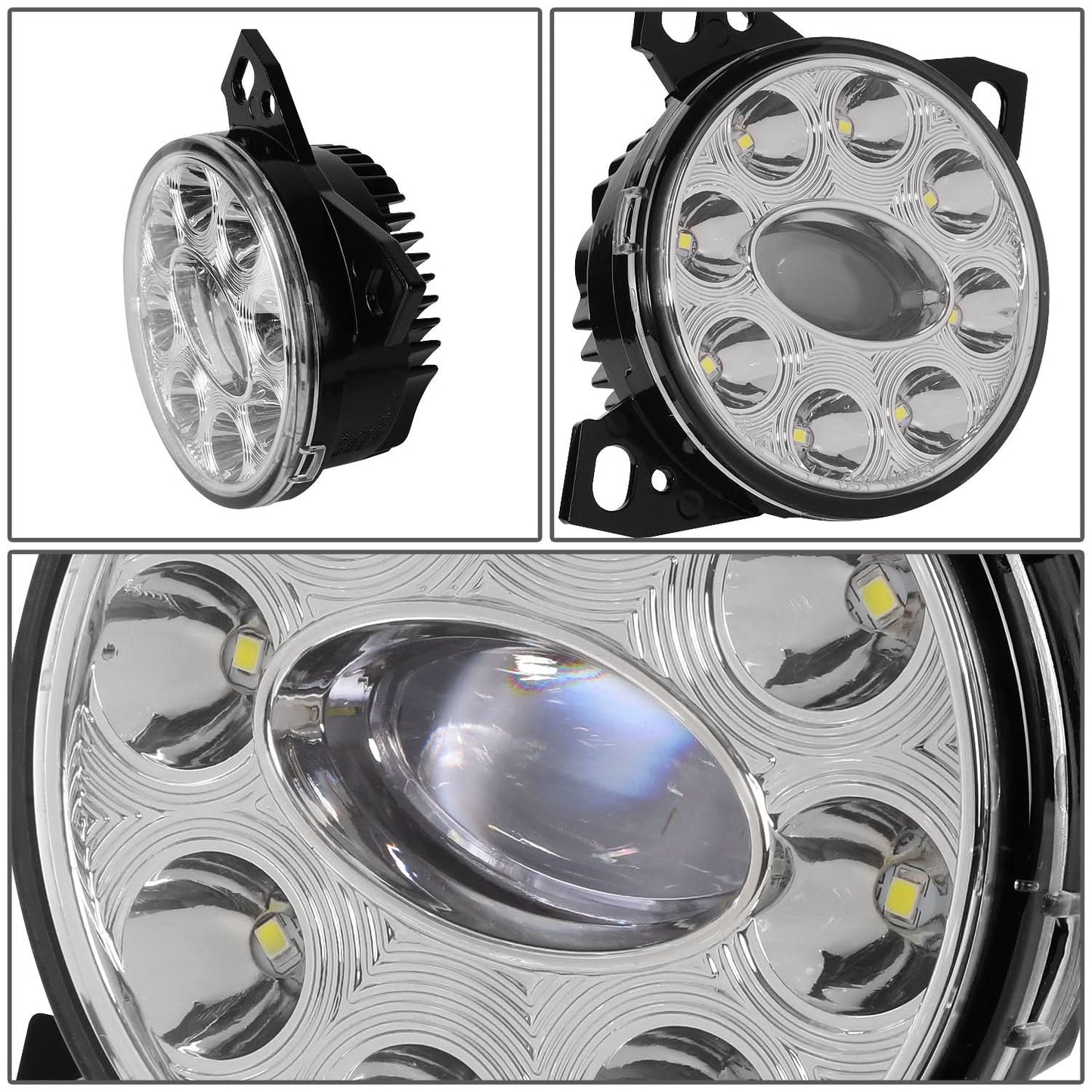 08-20 Kenworth T660 / Peterbilt 579 587 Projector Full LED Fog Lights