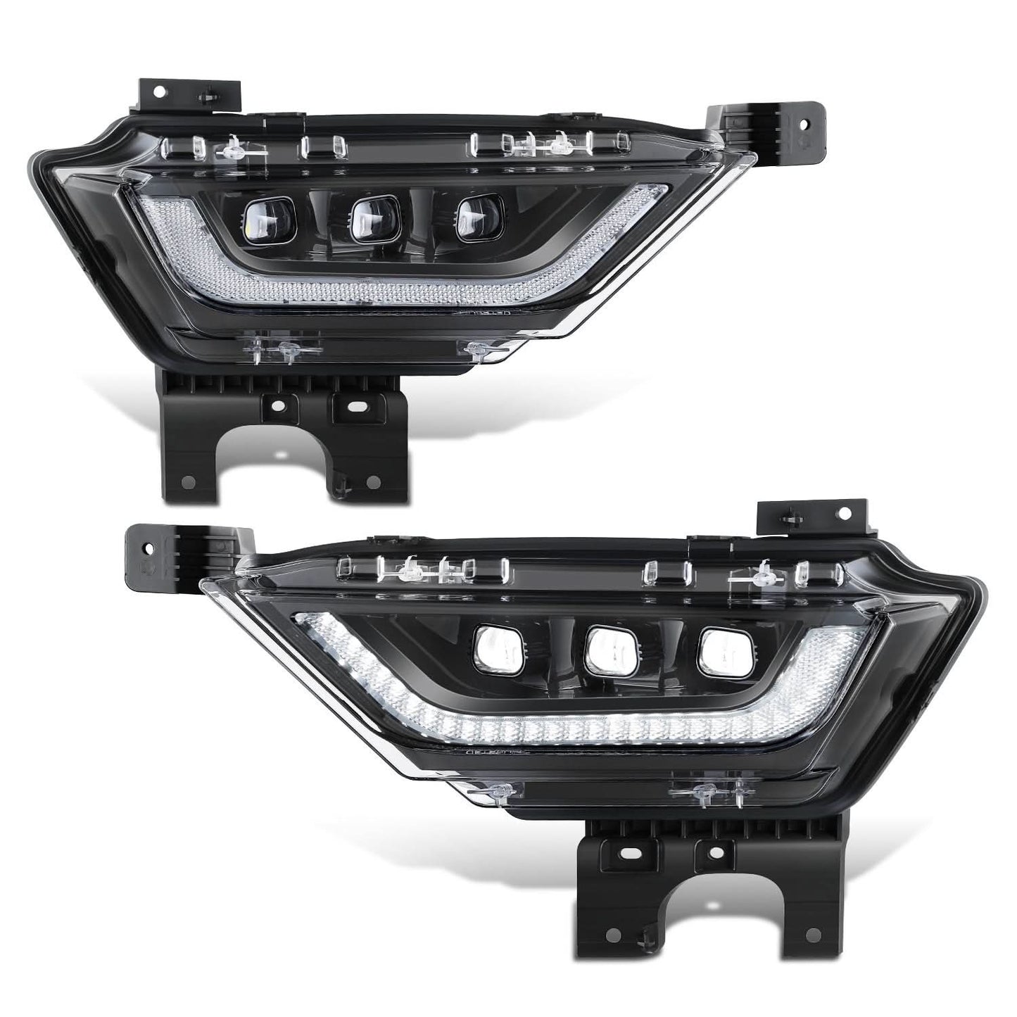 2021-2023 Ford F-150 LED Projector Fog Lights Black