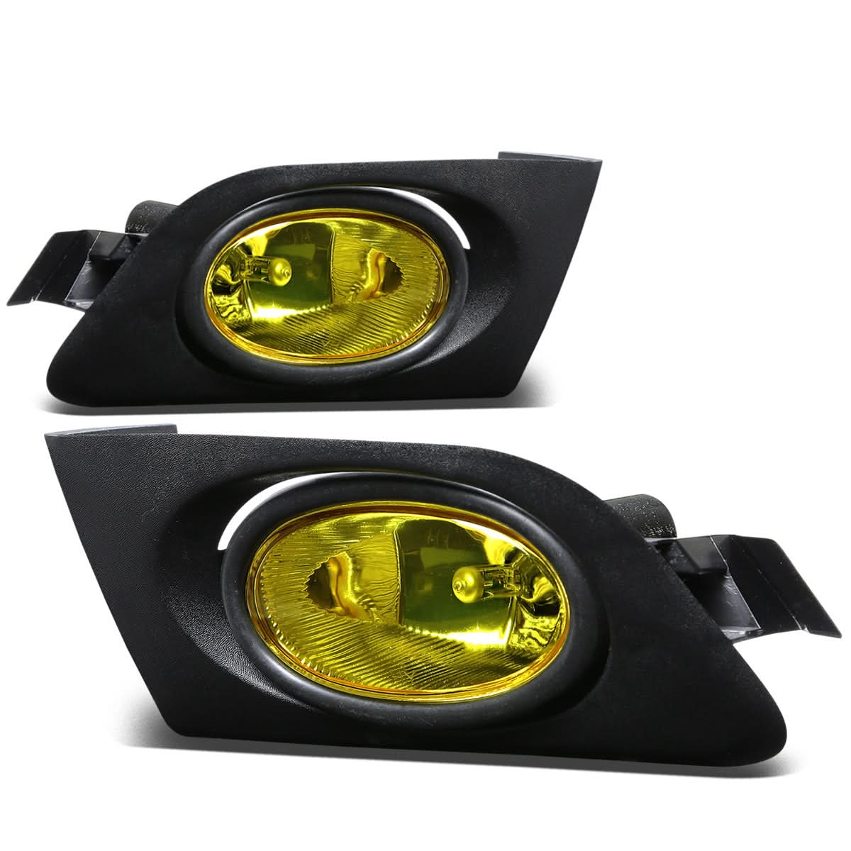 2001-2003 Honda Civic Fog Lights w/ Switch & H11 Bulb - Amber