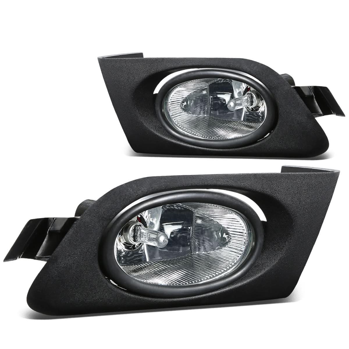 2001-2003 Honda Civic Fog Lights with Switch Clear H11 Bulb