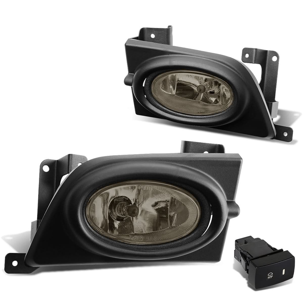 06-08 Honda Civic 4-Door Fog Lights w/ Switch H11 Bulb Smoke