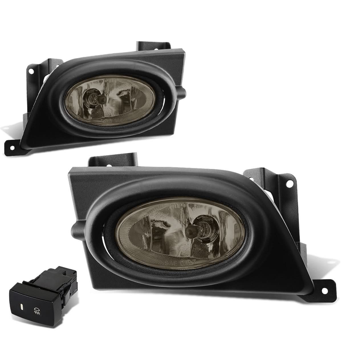 06-08 Honda Civic 4-Door Fog Lights w/ Switch H11 Bulb Smoke