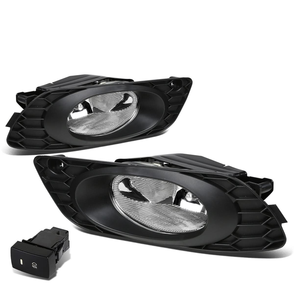 2012 Honda Civic 4-Door Fog Lights w/ Switch H11 Bulb Clear
