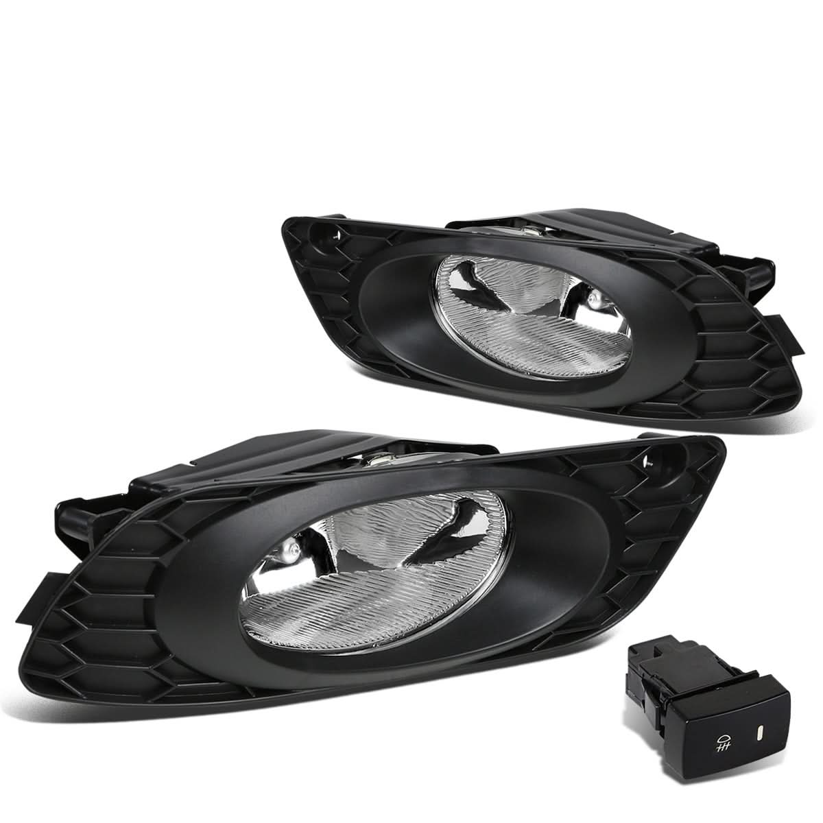 2012 Honda Civic 4-Door Fog Lights w/ Switch H11 Bulb Clear