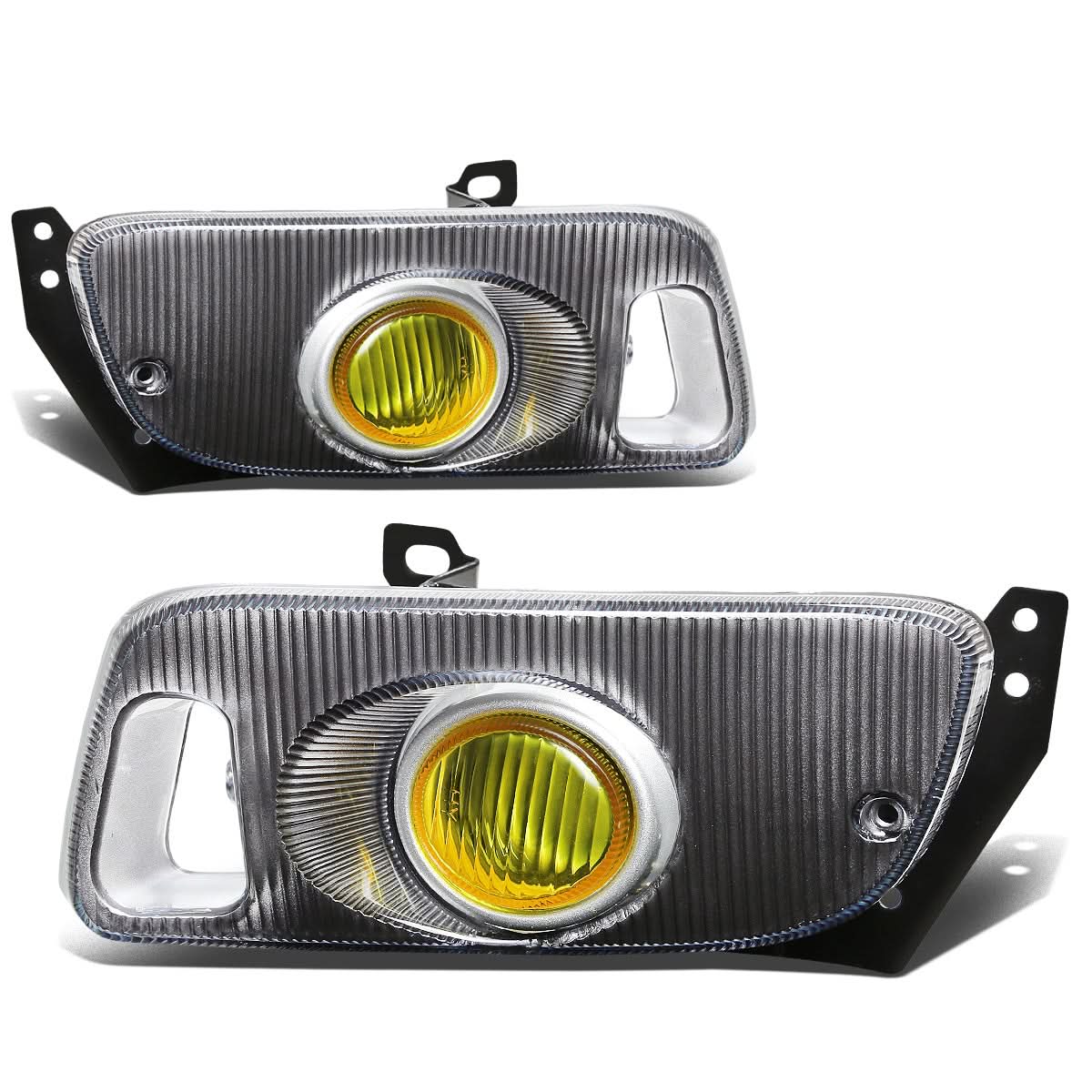 92-95 Honda Civic Fog Lights w/ Switch & H3 Bulb - Amber
