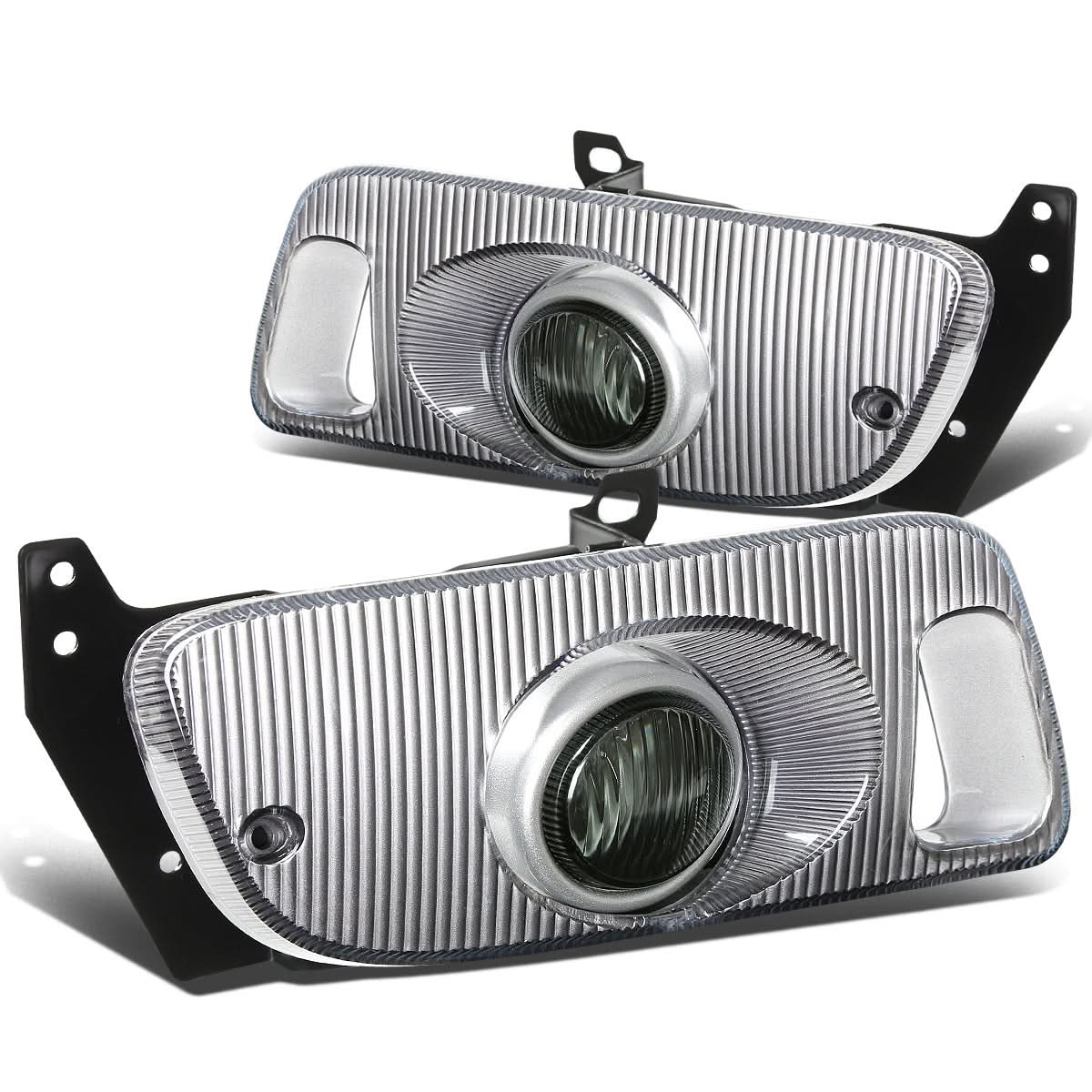92-95 Honda Civic Fog Lights w/ Switch & H3 Bulb - Smoke