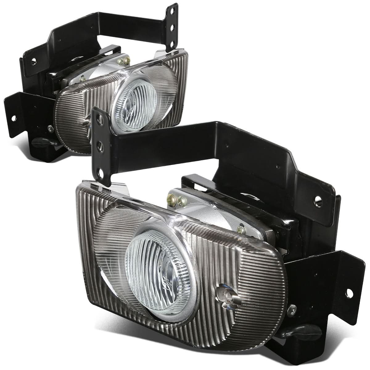 92-95 Honda Civic 4-Door Fog Lights w/ Switch & H3 Bulb - Clear