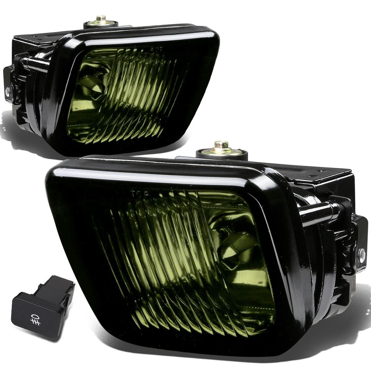 96-98 Honda Civic Fog Lights w/ Switch H3 Bulb Smoke