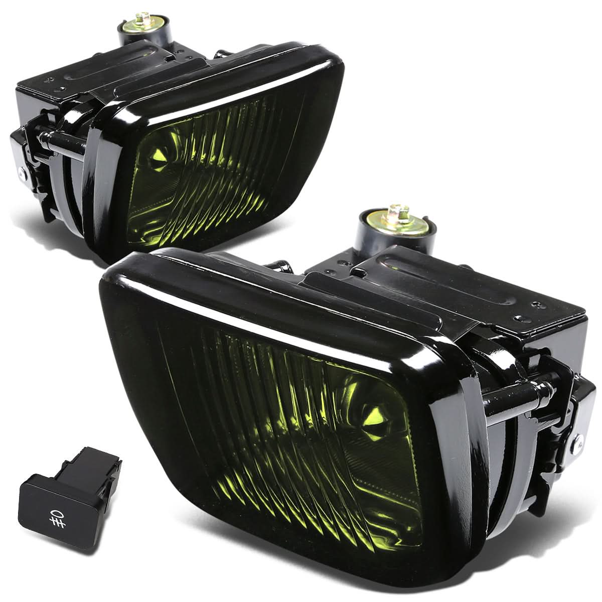 96-98 Honda Civic Fog Lights w/ Switch H3 Bulb Smoke