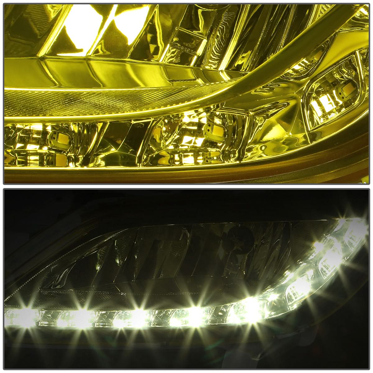 2012-2016 Hyundai Veloster LED DRL Fog Lights w/ Switch & 881 Bulbs