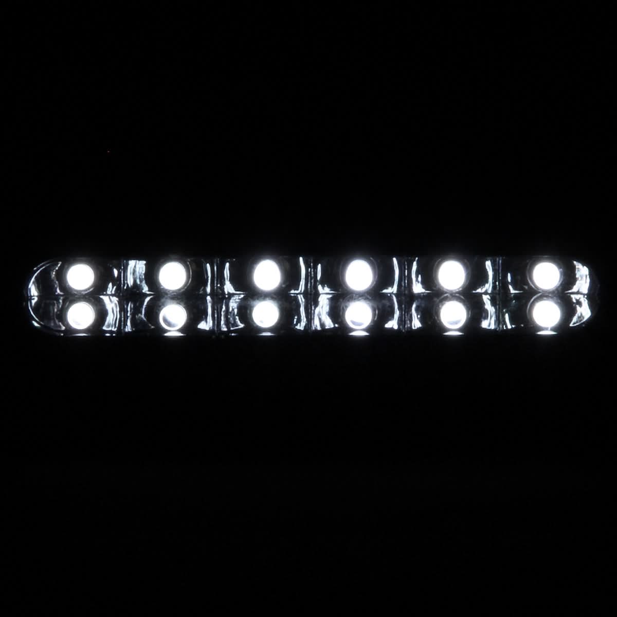 Universal 12 LED DRL Clear Fog Lights