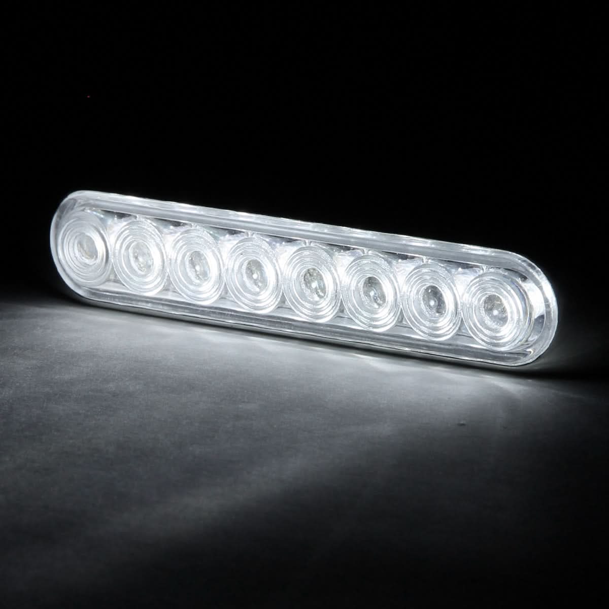 Universal Type-2 Style 8 LED DRL Clear Fog Lights