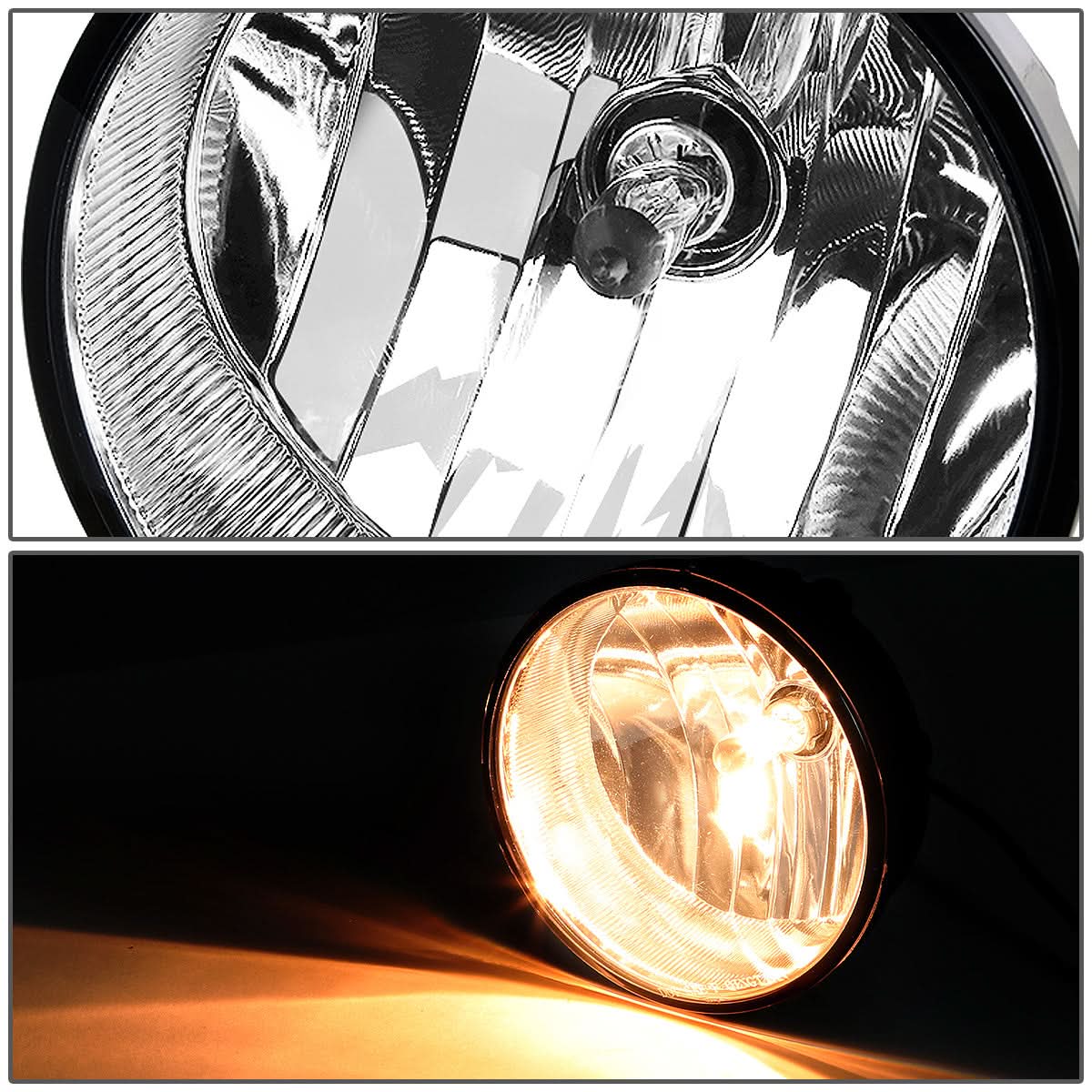 04-16 Toyota Multi-Model H10 Fog Lights Clear Lens No Switch