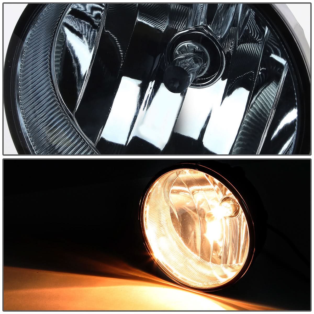 04-07 Toyota Solara / 05-12 Tacoma / 07-14 Tundra / 08-16 Sequoia Fog Lights - Smoke H10 Bulb