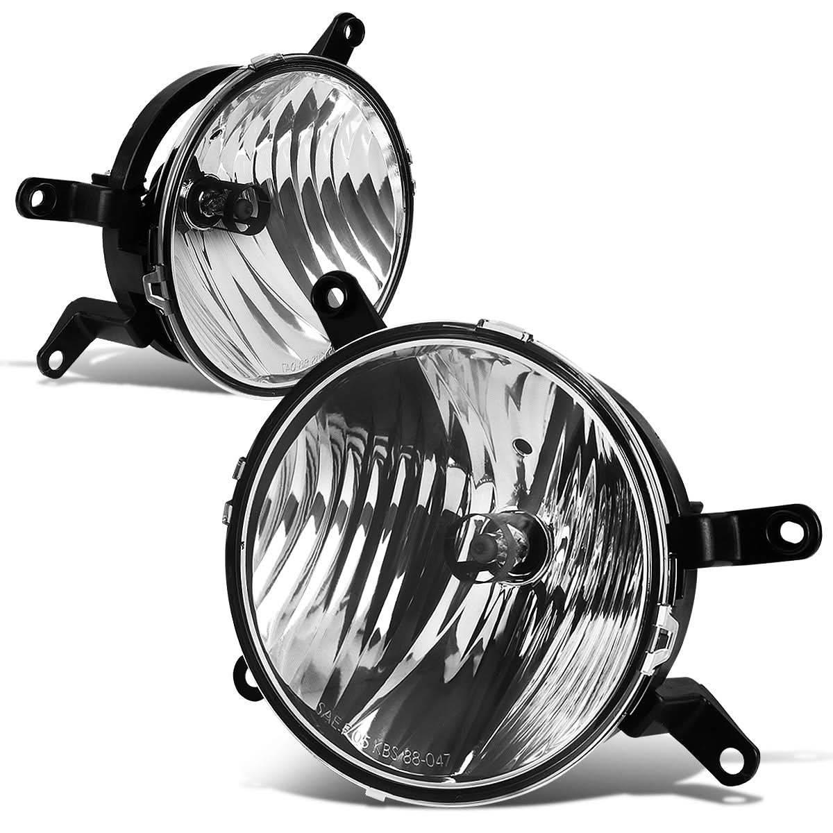 2005-2009 Ford Mustang GT Clear Fog Lights with H10 Bulb