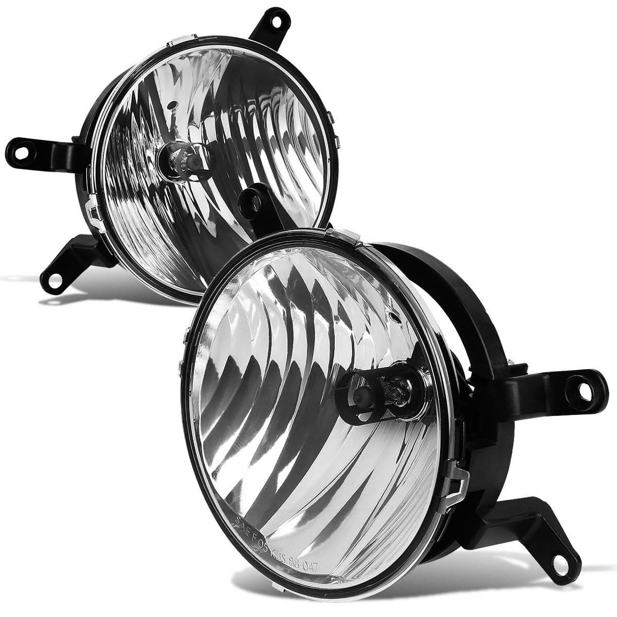 2005-2009 Ford Mustang GT Clear Fog Lights with H10 Bulb