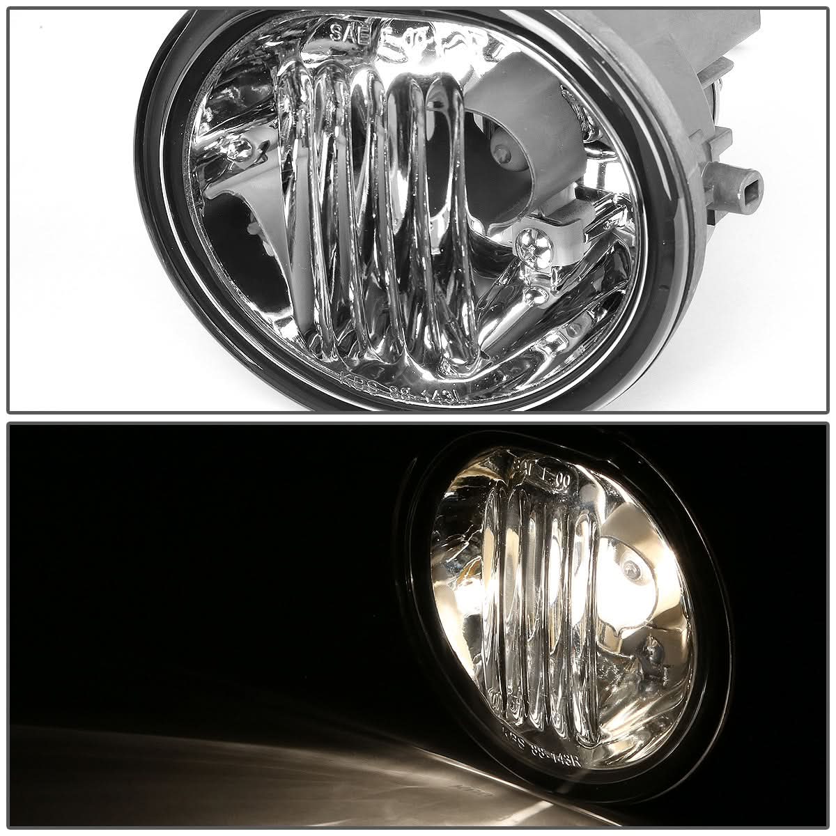 03-08 Toyota Matrix / 04-10 Scion tC Clear Fog Lights w/ 9006 Bulbs