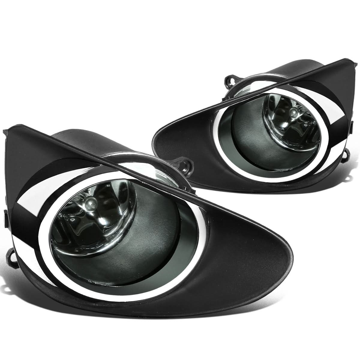2012-2014 Toyota Yaris Sedan Fog Lights w/ Switch H11 Bulb Smoke