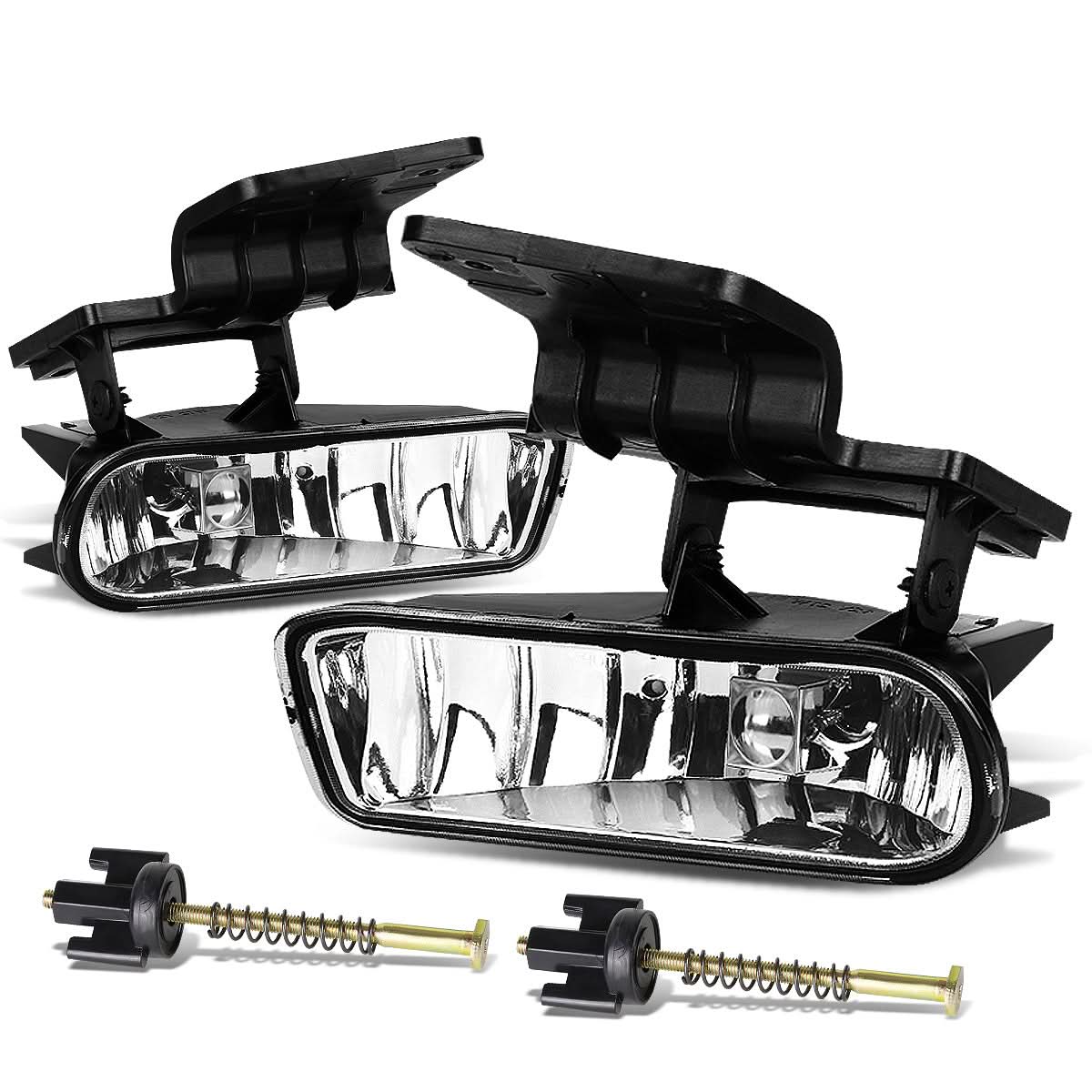 99-06 Chevrolet Silverado Suburban Tahoe Clear Fog Lights w/ Switch