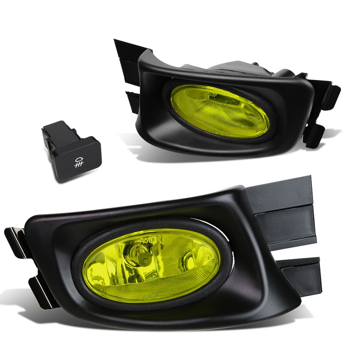 03-05 Honda Accord 4-Door Fog Lights w/ Switch & H11 Bulb - Amber