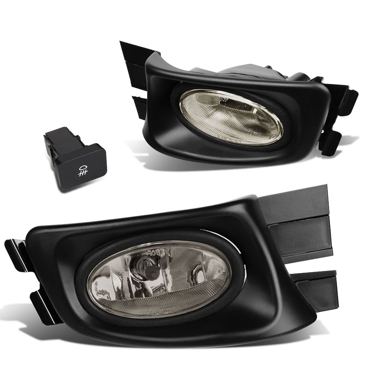 03-05 Honda Accord 4-Door Fog Lights w/ Switch H11 Bulb Smoke