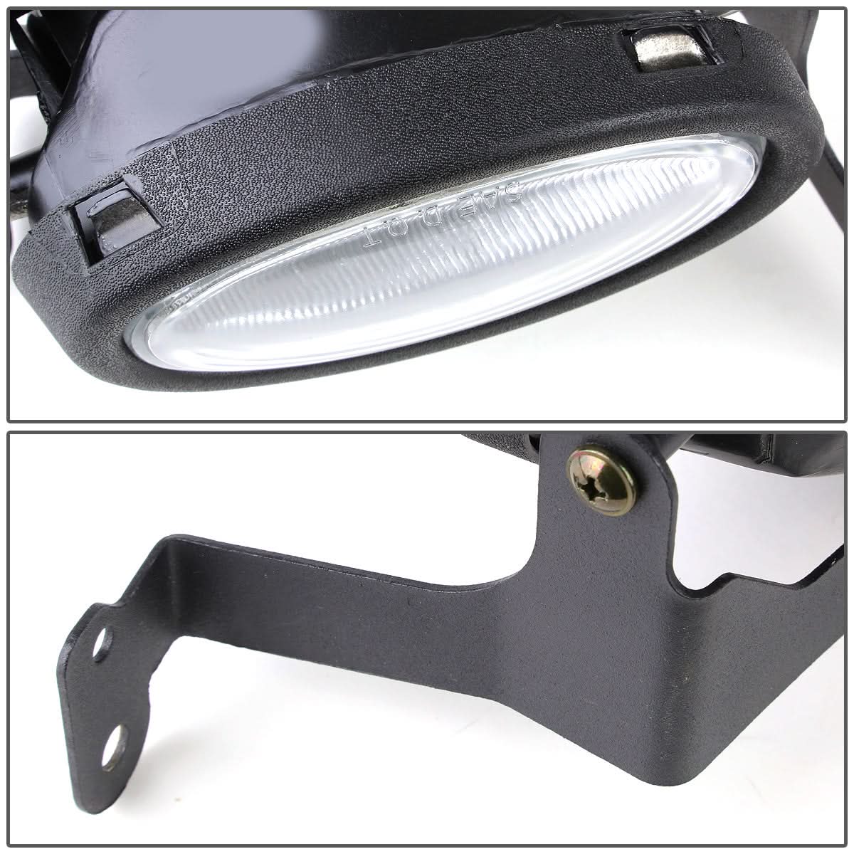2006-2008 Honda Civic 2-Door Clear Fog Lights with Switch H11