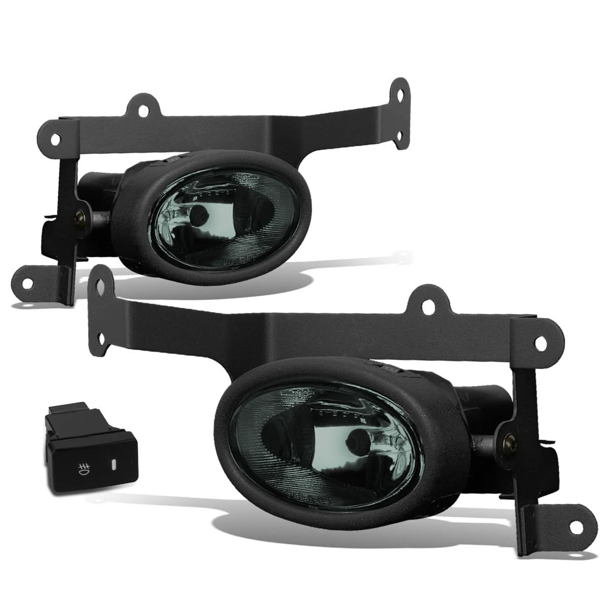 06-08 Honda Civic 2-Door Fog Lights w/ Switch H11 Bulb Smoke