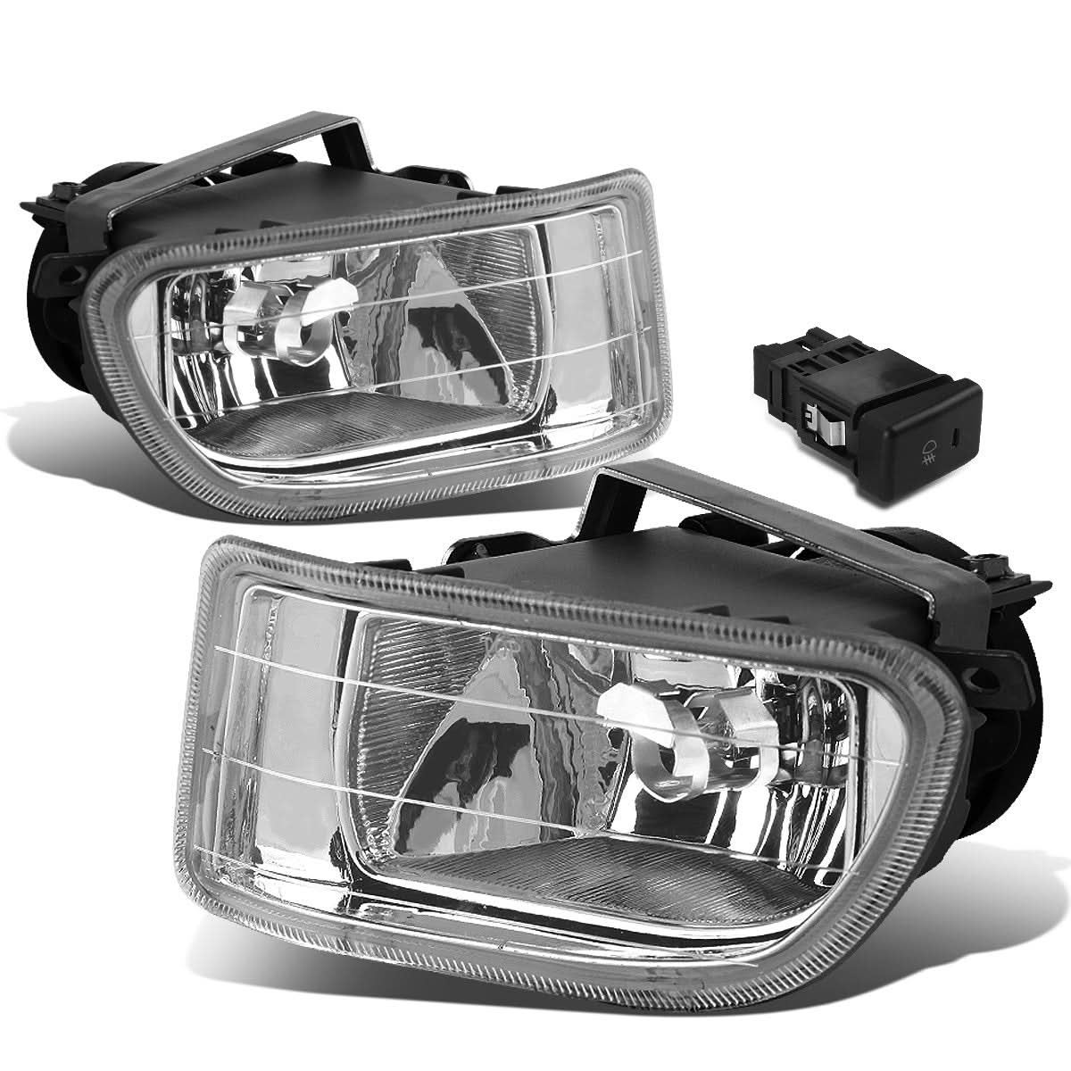 99-04 Honda Odyssey Fog Lights w/ Switch H11 Bulb Clear