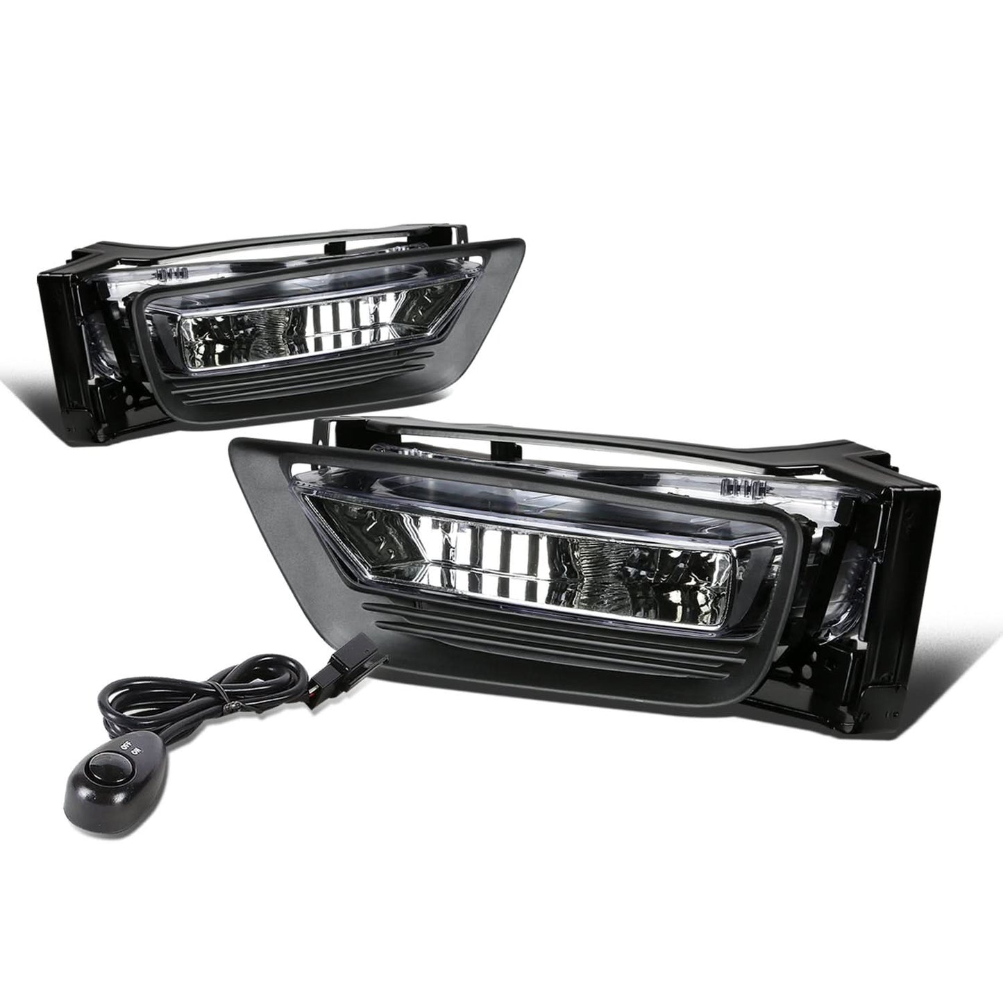 13-14 Honda Accord 4-Door Fog Lights w/ Switch H11 Bulb Clear