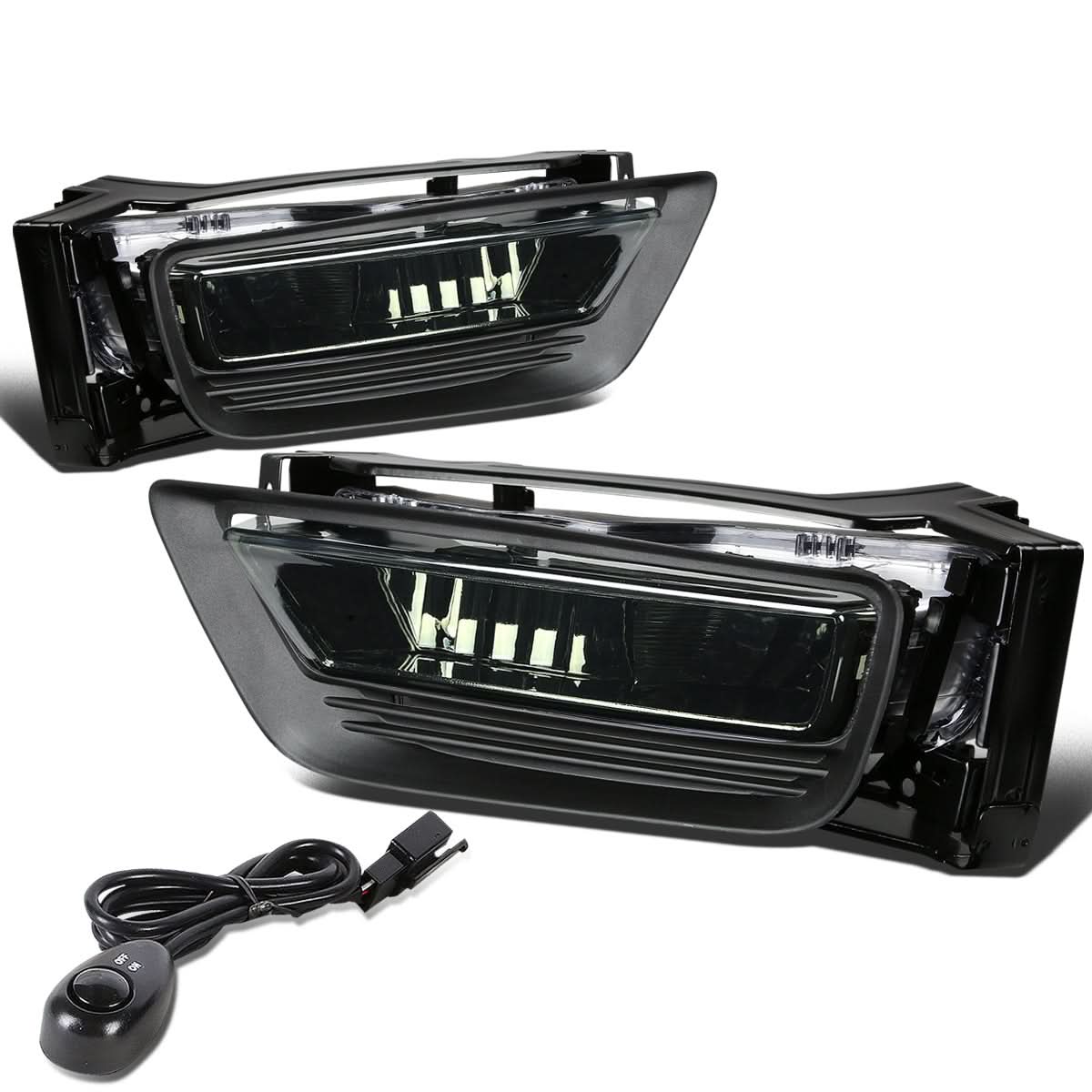 2013-2014 Honda Accord Fog Lights with Switch - Smoke