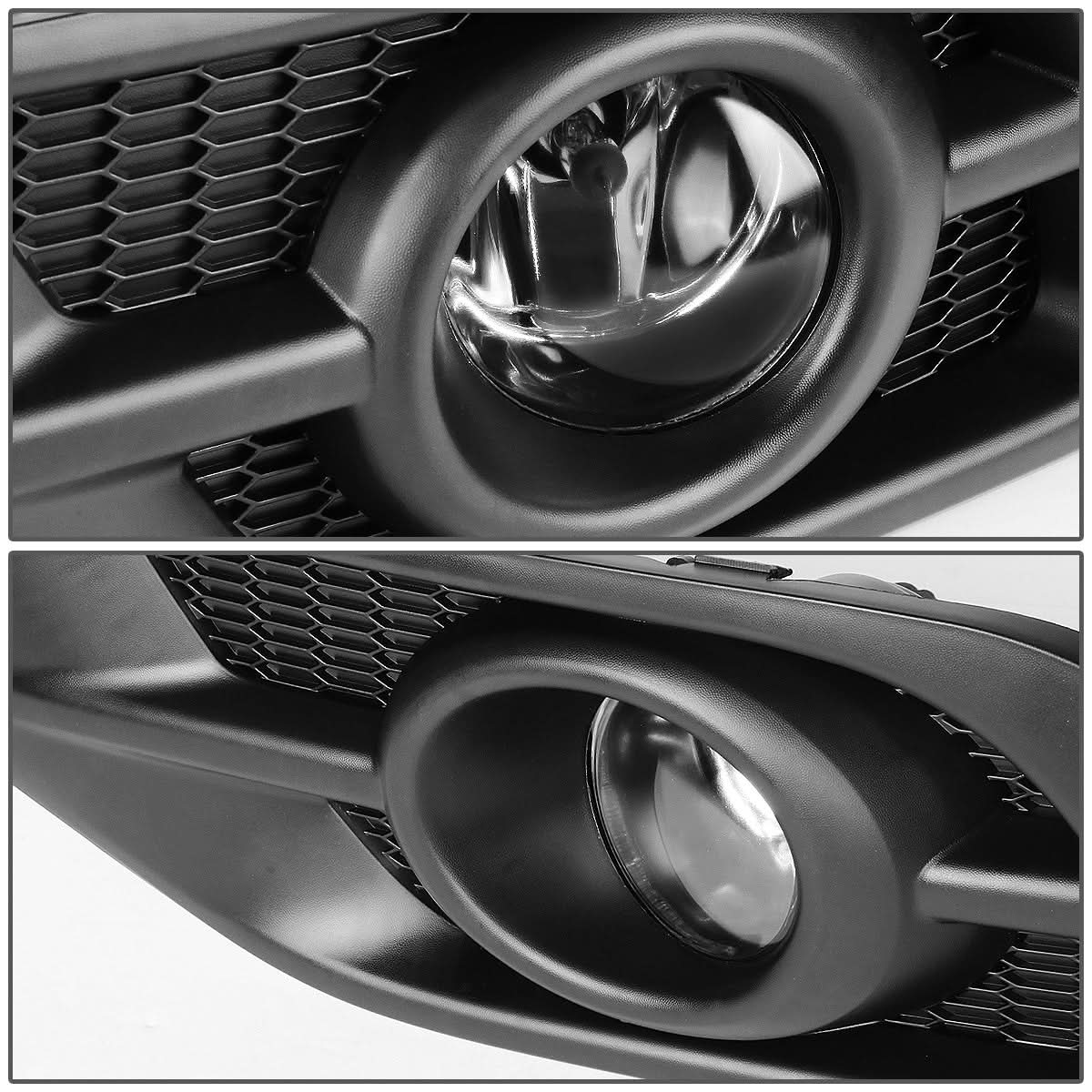 2012-2014 Honda CR-V Black Trim Fog Lights w/ Switch & H11 Bulb