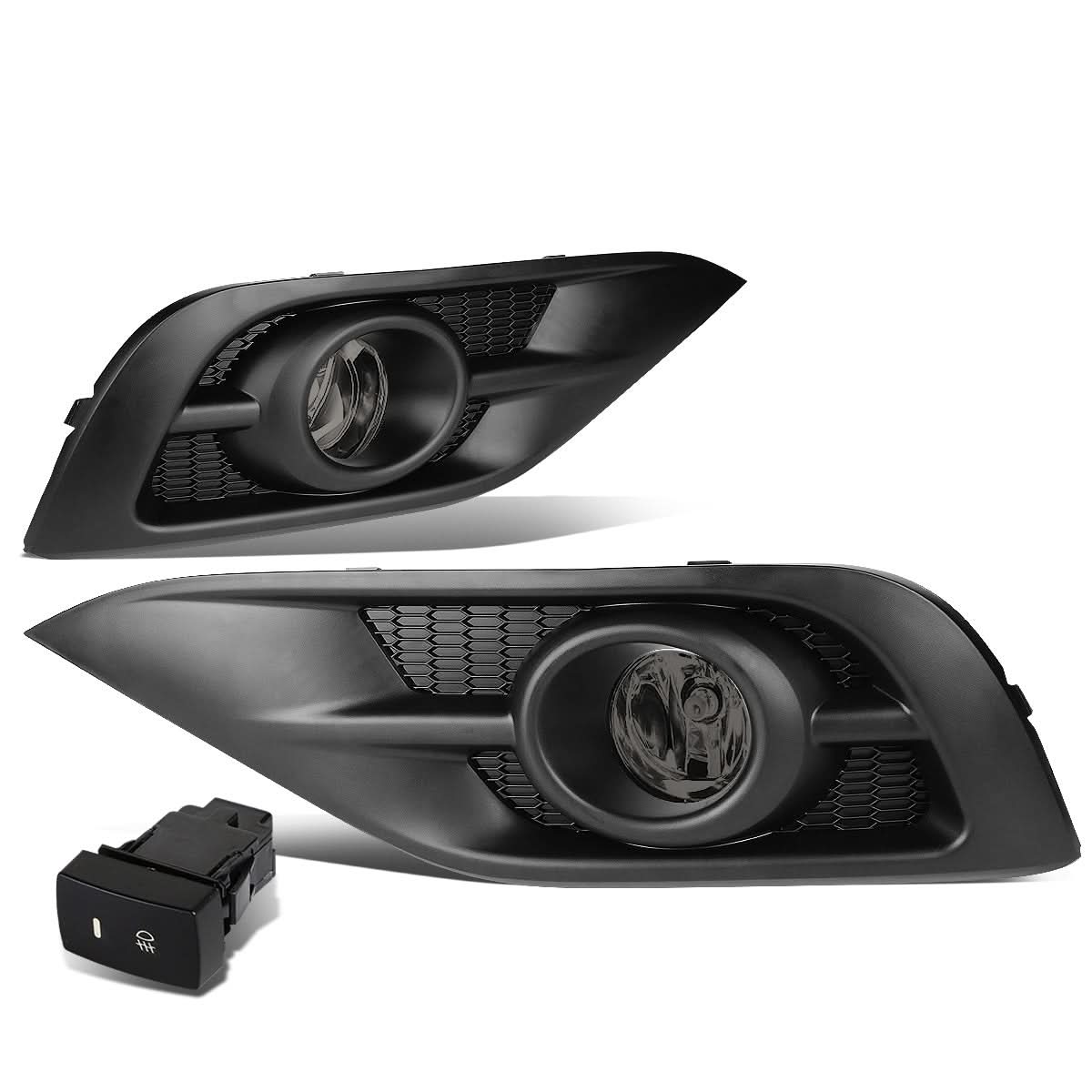 2012-2014 Honda CRV Fog Lights - Black Trim with Switch