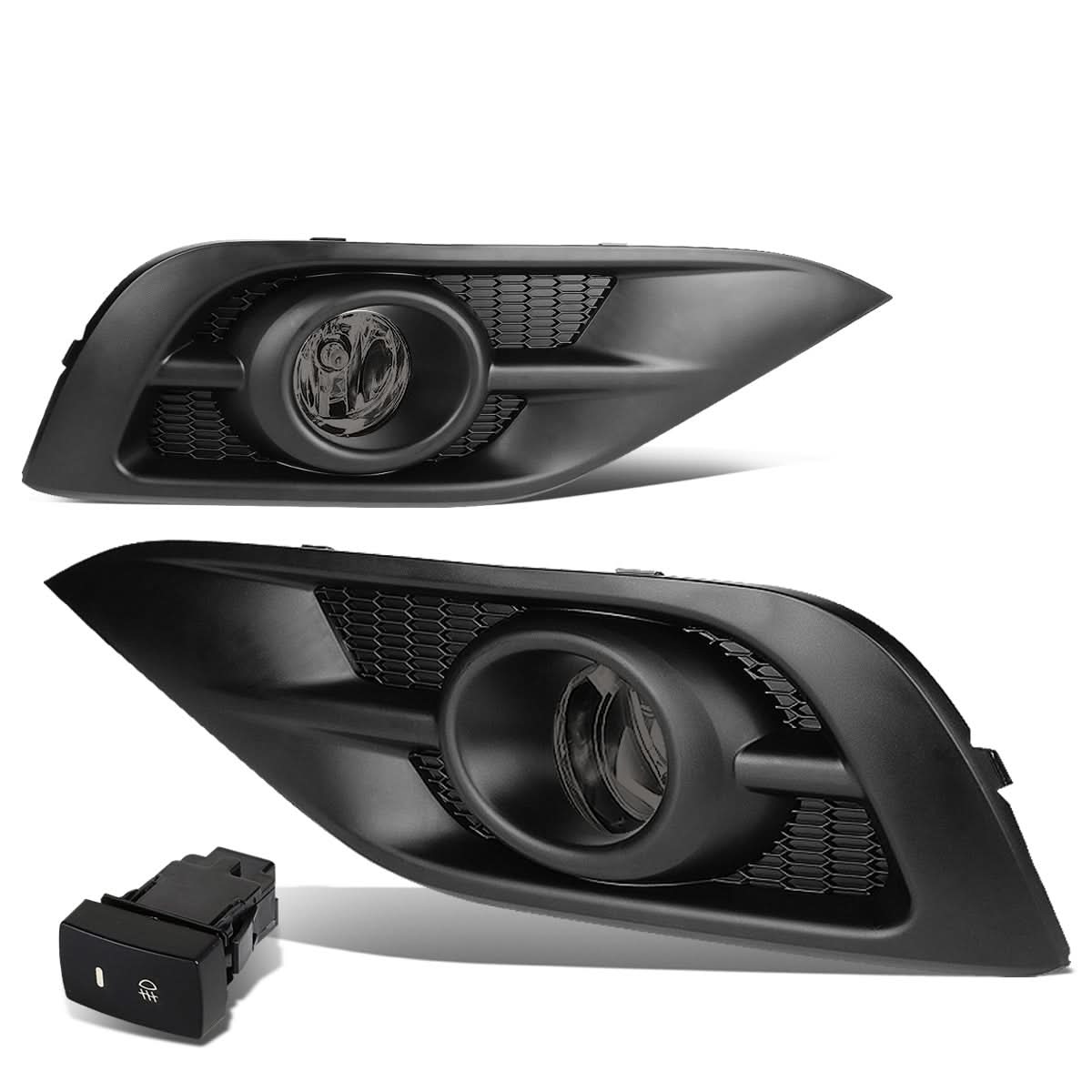 2012-2014 Honda CRV Fog Lights - Black Trim with Switch