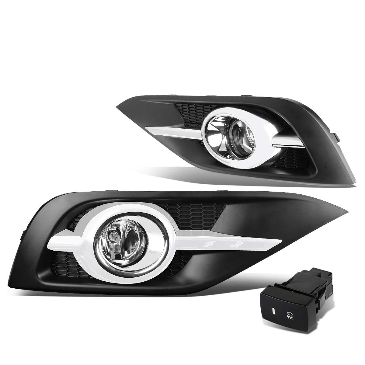 2012-2014 Honda CRV Fog Lights w/ Chrome Trim & Switch