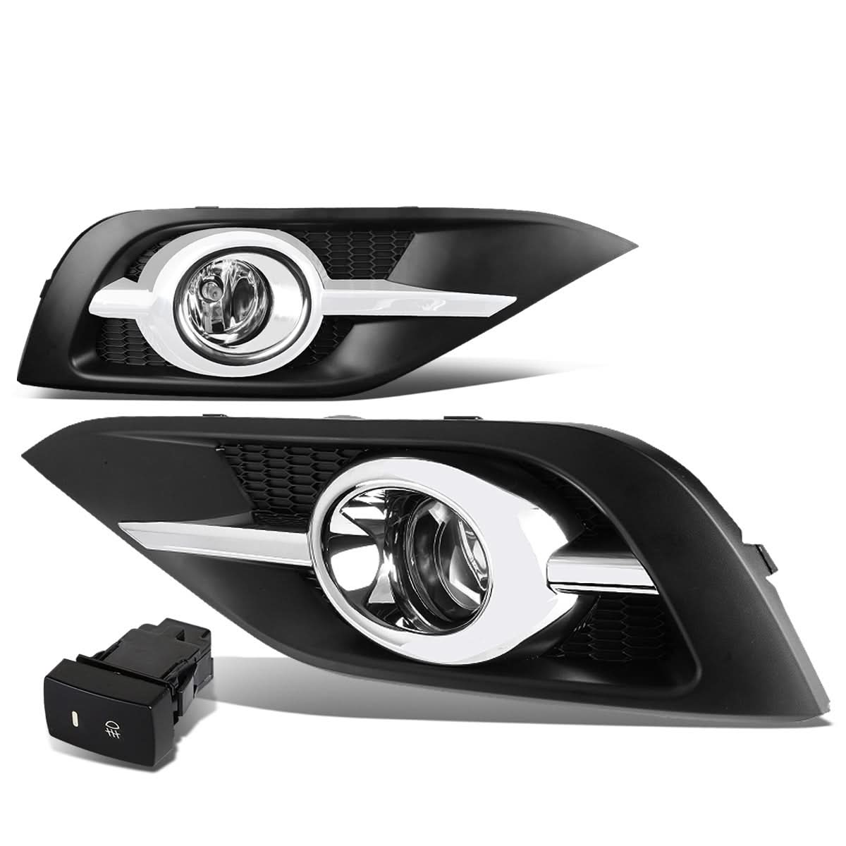 2012-2014 Honda CRV Fog Lights w/ Chrome Trim & Switch