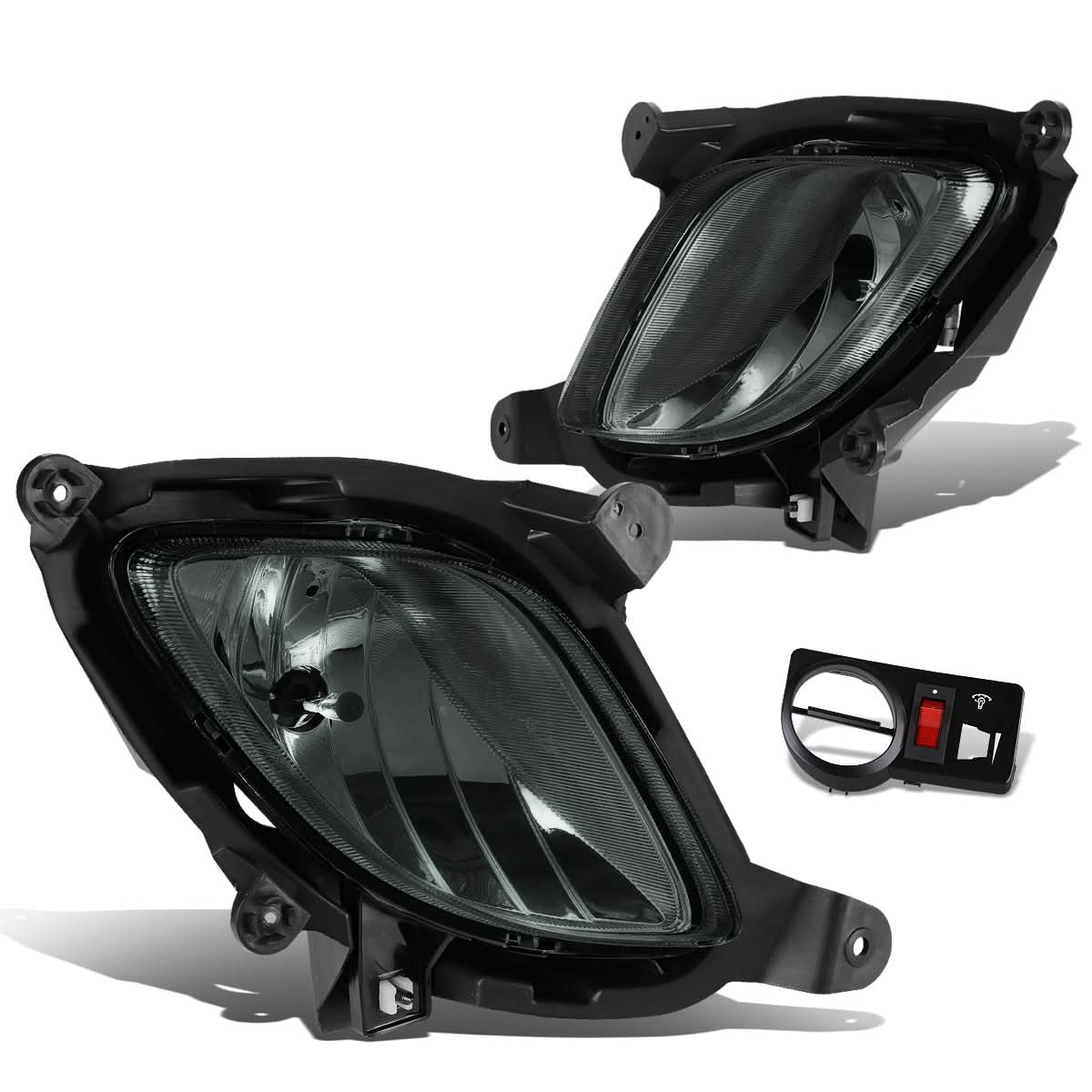 2010-2012 Hyundai Genesis Coupe Fog Lights w/Switch - Smoke