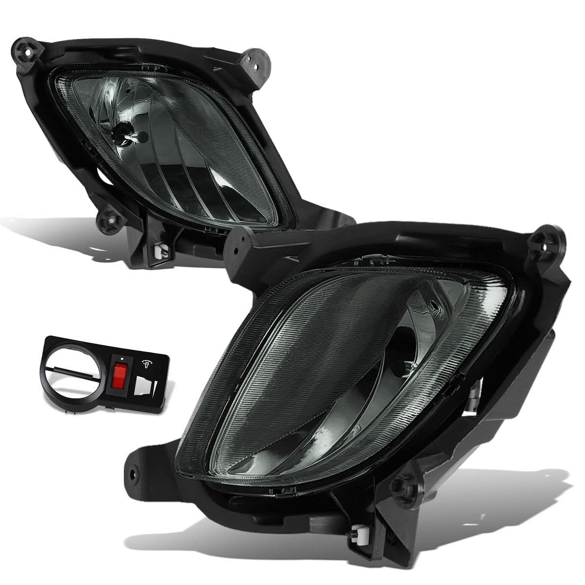 2010-2012 Hyundai Genesis Coupe Fog Lights w/Switch - Smoke
