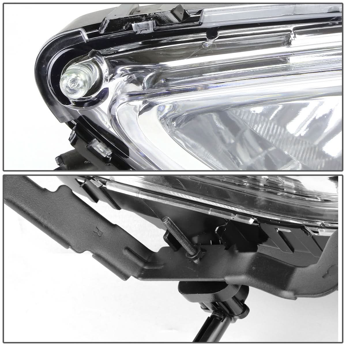 2011-2013 Hyundai Elantra Fog Lights with Switch - Clear 881 Bulb