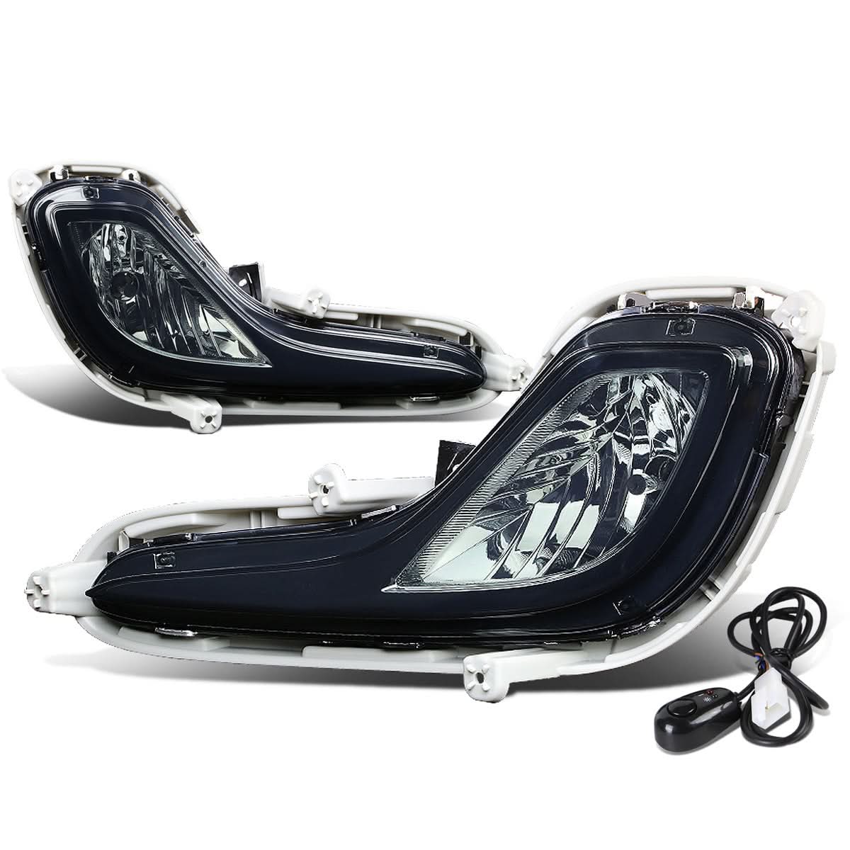 2012-2016 Hyundai Accent 4-Door Fog Lights with Switch - Smoke