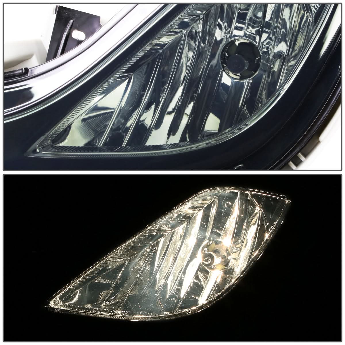 2012-2016 Hyundai Accent 4-Door Fog Lights with Switch - Smoke