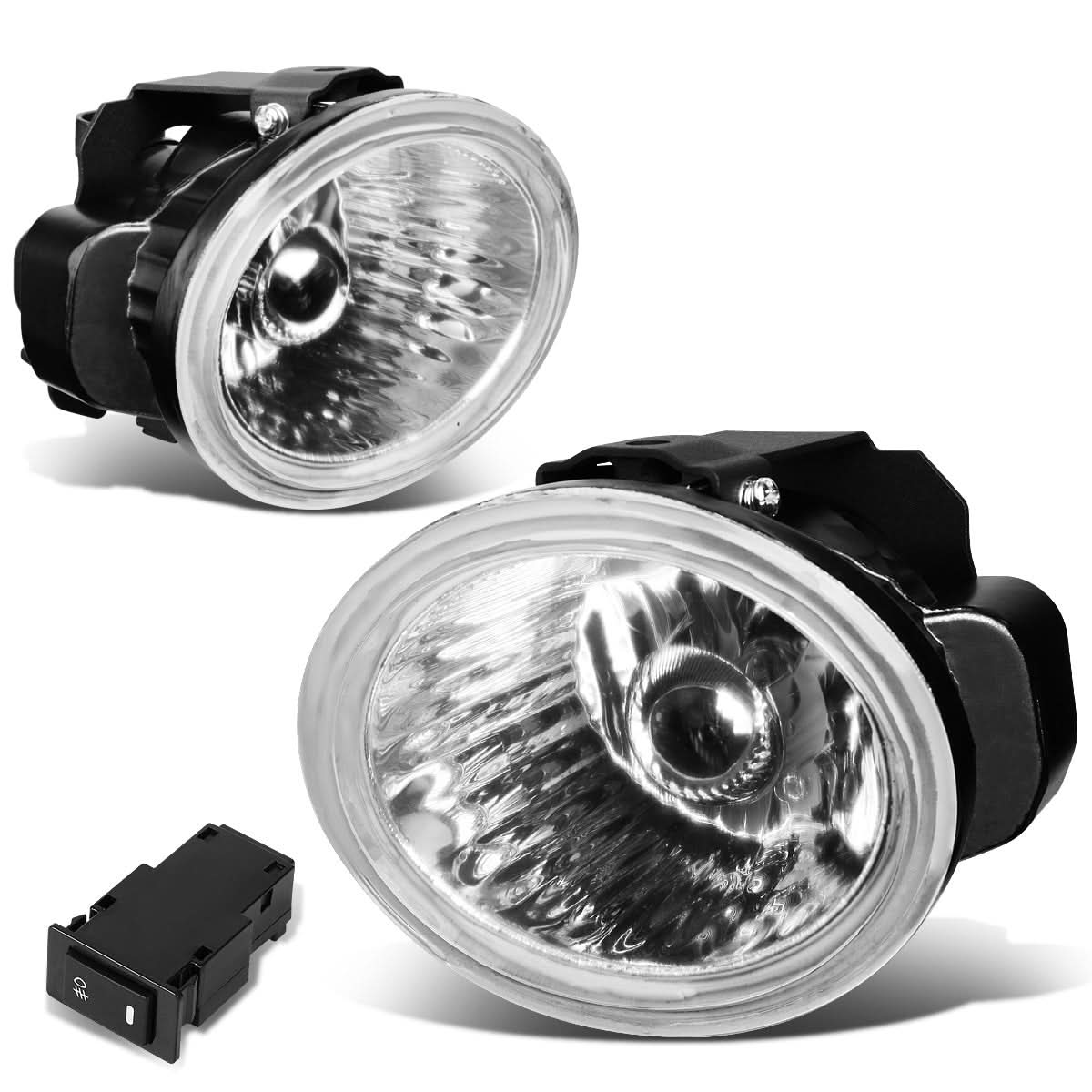 02-07 Nissan Altima Murano Infiniti FX Clear Fog Lights w/ Switch
