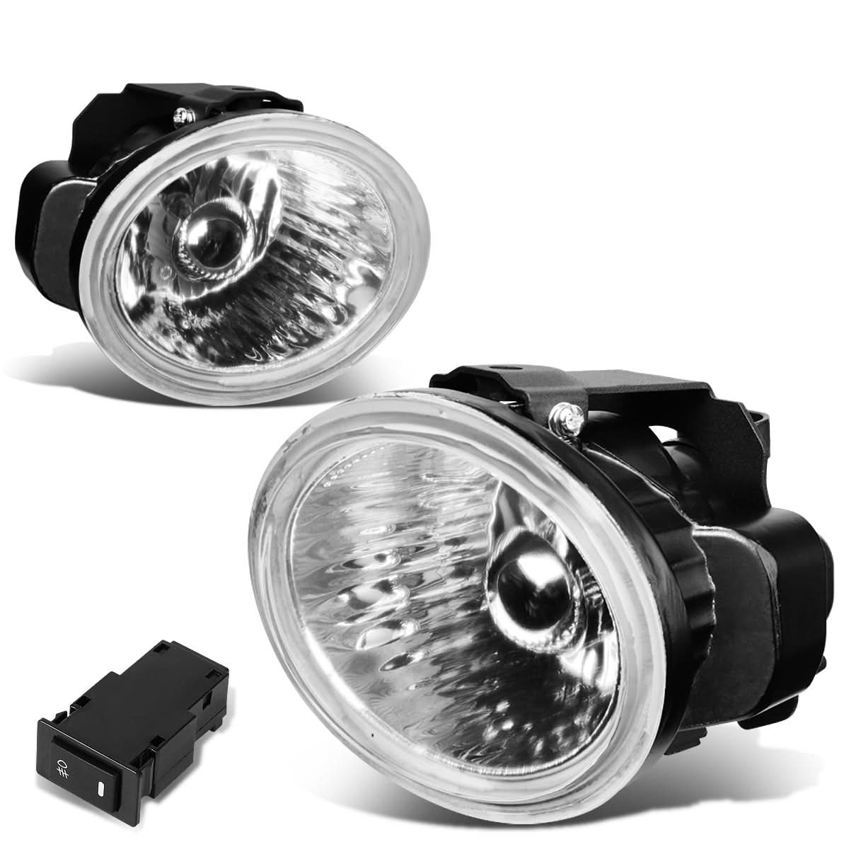 02-07 Nissan Altima Murano Infiniti FX Clear Fog Lights w/ Switch