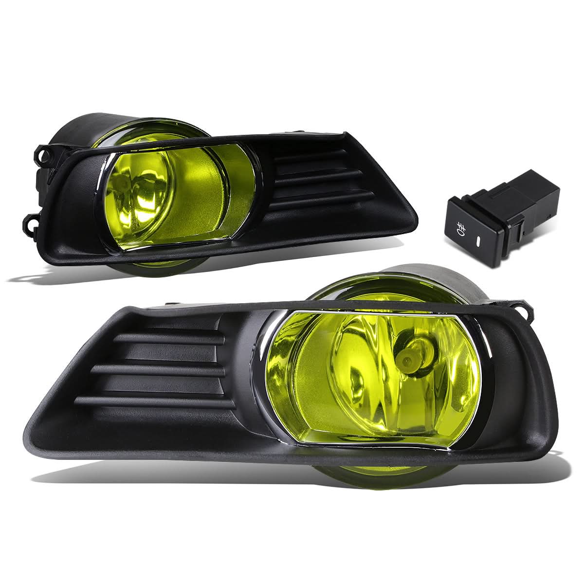 07-09 Toyota Camry Fog Lights w/ Switch H11 Bulb Amber