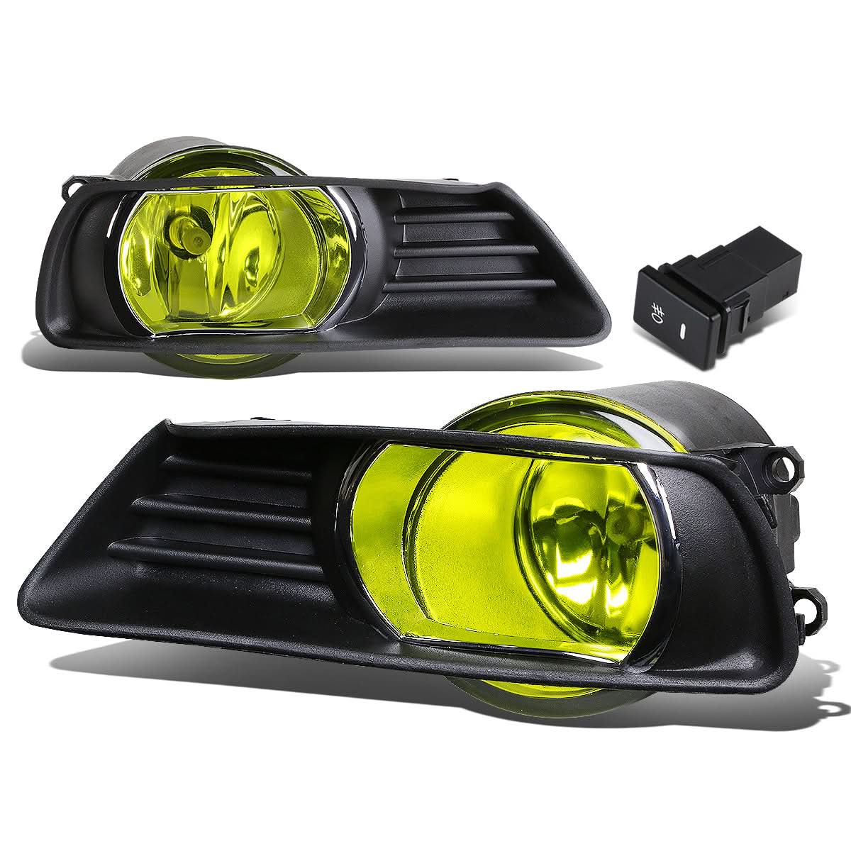 07-09 Toyota Camry Fog Lights w/ Switch H11 Bulb Amber