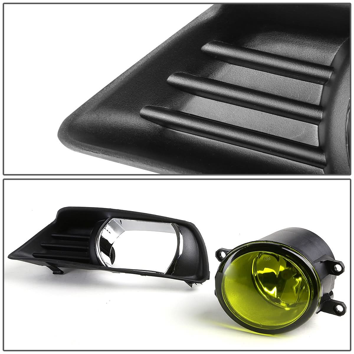 07-09 Toyota Camry Fog Lights w/ Switch H11 Bulb Amber
