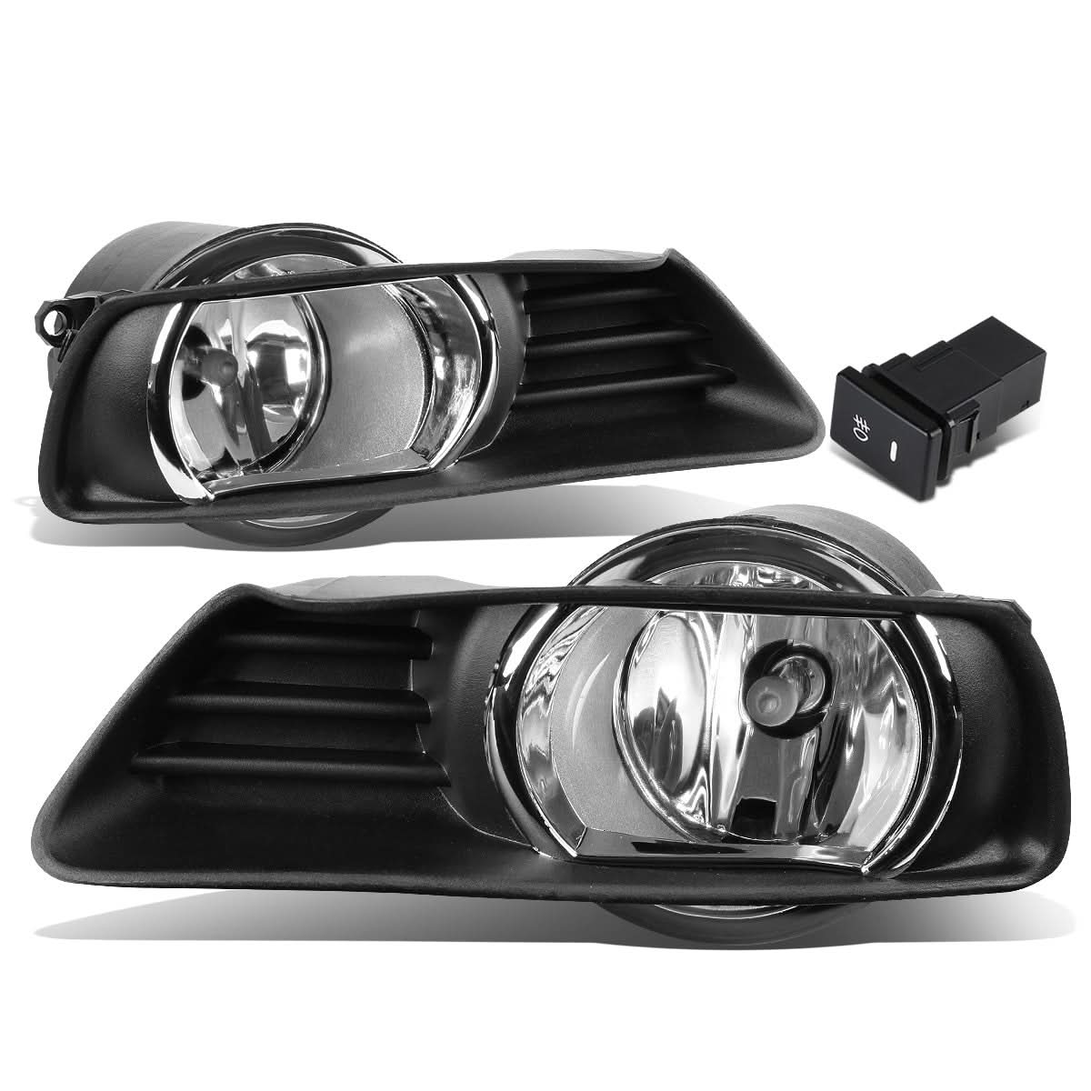 07-09 Toyota Camry Fog Lights w/ Switch H11 Bulb Clear