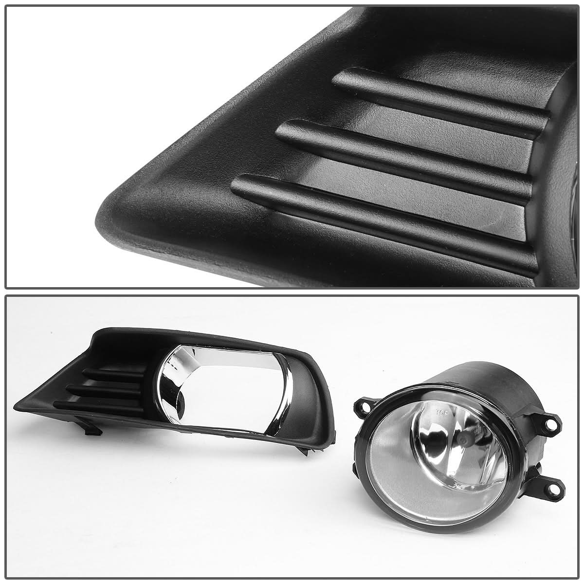 07-09 Toyota Camry Fog Lights w/ Switch H11 Bulb Clear