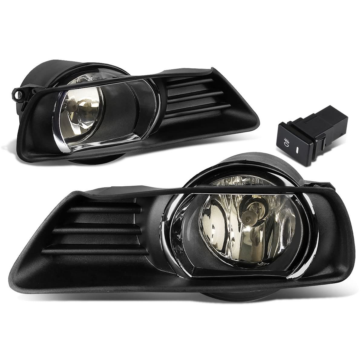 07-09 Toyota Camry Fog Lights w/ Switch H11 Bulb Smoke